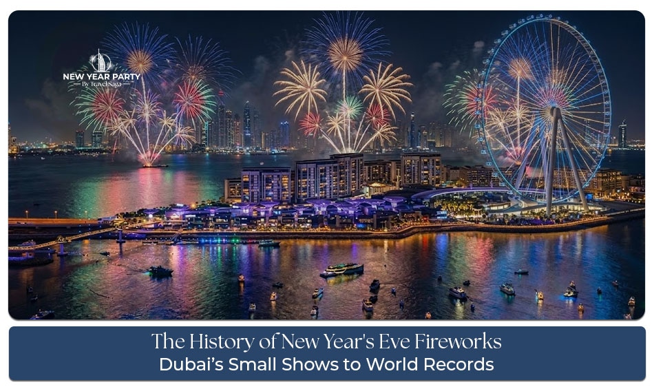 Festive fireworks New Year tradition