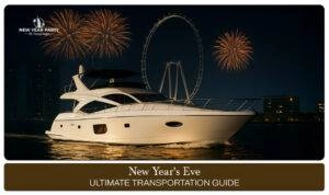 New Year’s Eve transportation guide Blog Banner by Dubai New Year Party