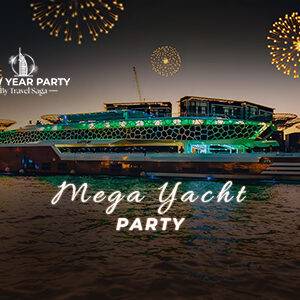 Mega Yacht Party Dubai with festive celebrations, live entertainment and stunning skyline views
