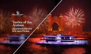 Celebrate Private NYE Yacht Dubai with luxury cruising, exclusive celebrations, premium dining, and spectacular fireworks views
