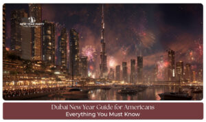 American tourists celebrating New Year Dubai
