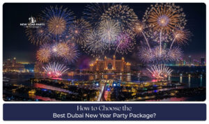 Dubai New Year party packages for Indian tourists with cruises, gala dinners, and fireworks