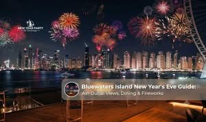 Bluewaters Island New Year Eve Guide with fireworks and celebrations