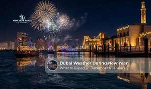 Tourists enjoying Dubai’s pleasant weather during New Year celebrations