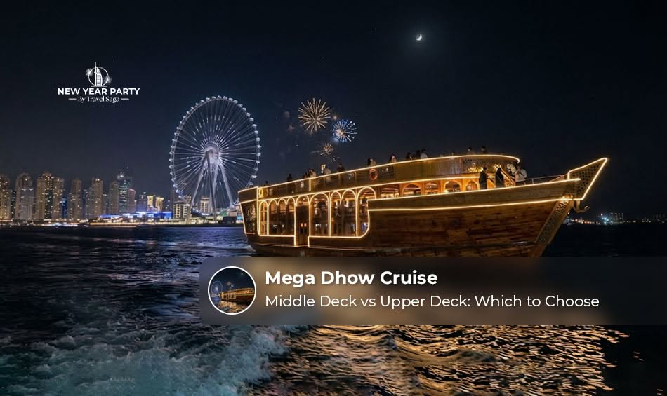 Mega Dhow Cruise Middle Deck vs Upper Deck: Which to Choose