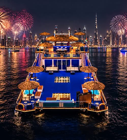 Open Deck Boat New Year Party
